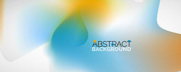 Fluid color gradient abstract background, trendy colorful wallpaper. Vector illustration for placards, brochures, posters, banners and covers