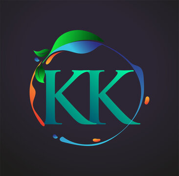 K KK Initial Letter Handwriting and Signature Logo Concept Design Stock  Vector - Illustration of signature, writing: 162751194