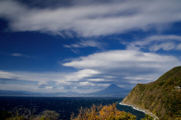 遠く富士山を見ながら １