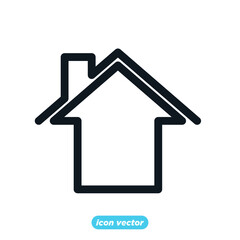 Home icon template color editable. House symbol vector illustration for graphic and web design.