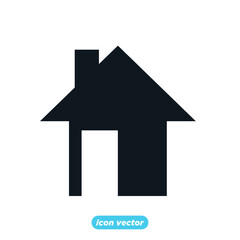 Home icon template color editable. House symbol vector illustration for graphic and web design.
