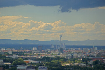 Himmel über Karlsruhe