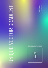 Vector blurred mesh gradient background trend colors