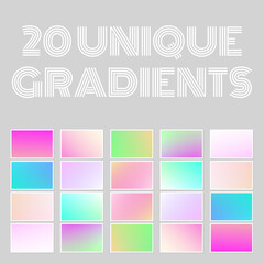 Vector Blurred mesh gradient background pastel colors