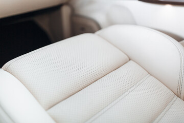 Modern car leather seats sport style