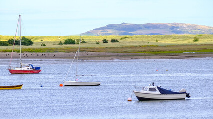 Dublin - August 2019: port of Malahide