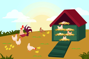 Chicken coop © Eclass