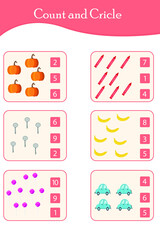 count and circle