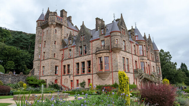 Belfast - August 2019: the Belfast castle