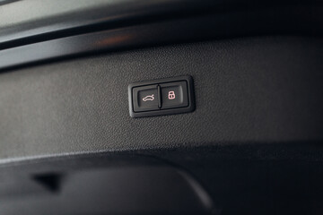 Car trunk electric lock button