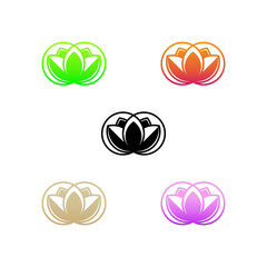 logo lotus vector, free vector, lotus images