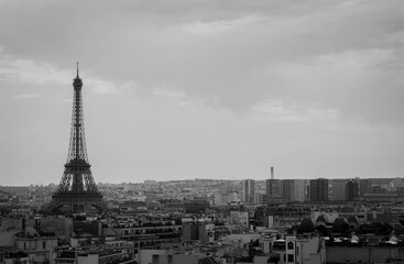 Paris skyline with Eiffel tower