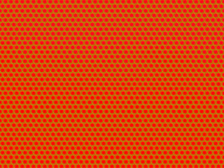 Red circles with green thin edge digital pattern illustration