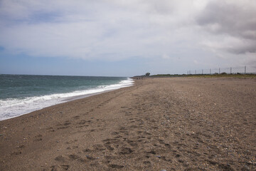 irish landscape on the beach