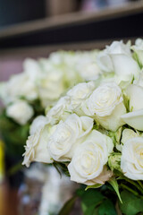 Beautiful Bouquet of White  Roses 