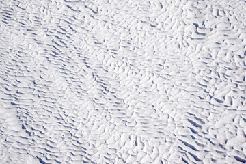 view of travertine terraces at Pamukkale