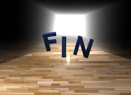 Das Wort ENDE auf franz&ouml;sisch