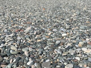 sea stones beach Batumi Georgia 4 July 2018