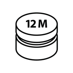 jar icon on white background