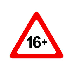 Under sign warning. vector icon