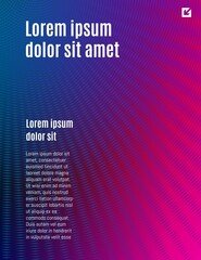 Circle line background vector illustration. paper cover