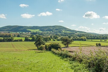 Obraz premium British landscape and seasonal skies and weather.