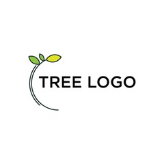 Fototapeta premium Tree logo, vector logo template