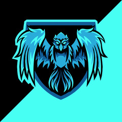 phoenix esport mascot logo © STR Graphs