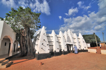 The Larabanga Mosque is  built in the Sudanese architectural style in the village of Larabanga, Ghana