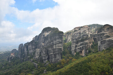 Fototapeta na wymiar View of the main monuments and places of Greece. Meteora monasteries. 