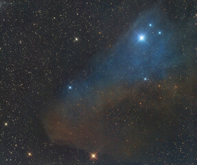Fototapeta na wymiar Blue Horse Head Nebula