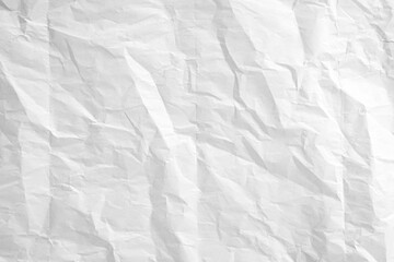 white crumpled paper texture