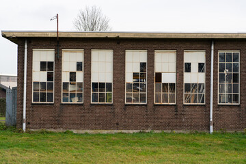 Facade of an old factory