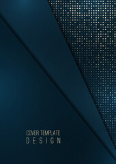 Abstract geometric background, halftone dots, polygonal style. The best design for your advertisement, poster, banner. Vector