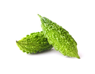 Bitter melon isolated on white background