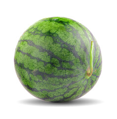 watermelon isolated on white background.