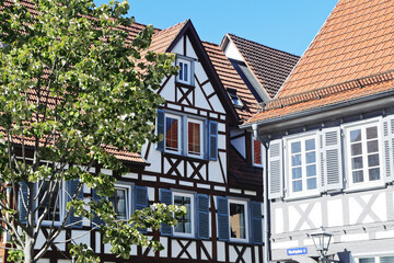 A street in German town Kirchheim unter Teck