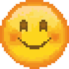 Vector emoji. Smiling face. Smile vector emoji. Happy emoticon. Cute emoticon isolated on white background.