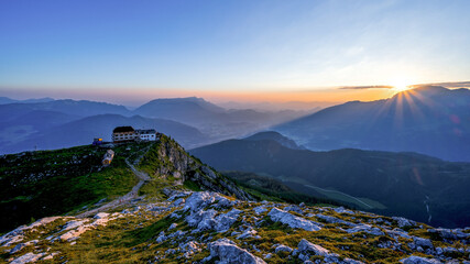 Sunrise at Watzmannhaus