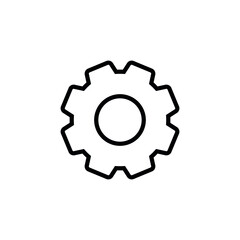 Setting icon vector set. Manage icon for site or app.