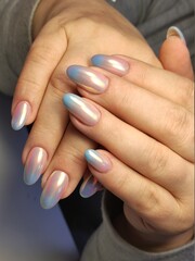 Obraz na płótnie Canvas Nail Polish. Art Manicure. Colored Nail Polish. Beauty hands.