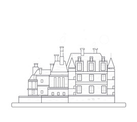 Obraz premium sketch of a house