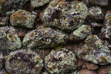 close up of a rock wall