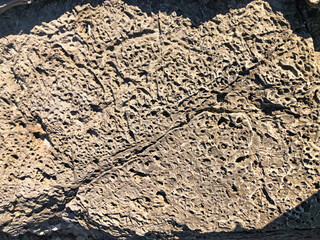 Rock surface The texture of the rock surface