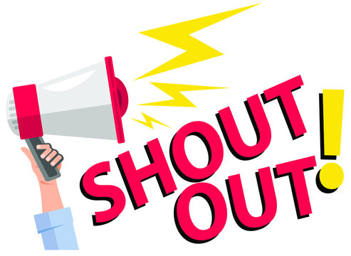 536 Best Shout Out Images Stock Photos Vectors Adobe Stock