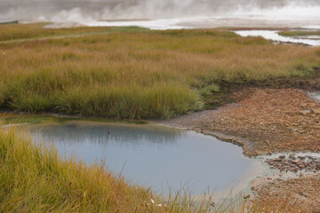 Hveravellir geothermal area near F35 route in Iceland