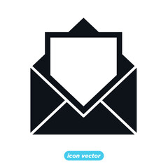 Email icon. Envelope Mail icon template color editable. Contacts message send letter symbol vector illustration for graphic and web design.