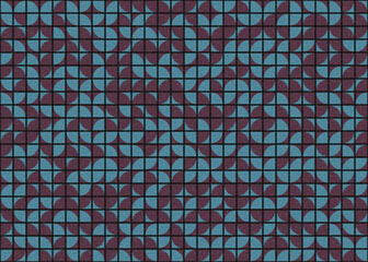 Abstract Geometric Pattern generative computational art illustration