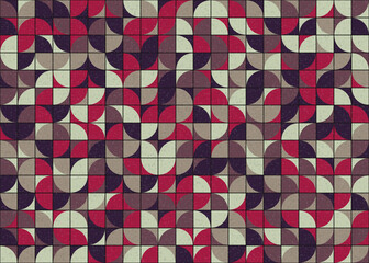 Abstract Geometric Pattern generative computational art illustration