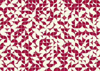 Abstract Geometric Pattern generative computational art illustration